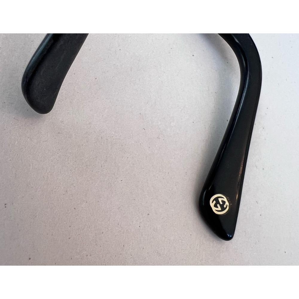 Gucci GG 1080 OHQ 150Plastic Square Oval Eyeglasses - Black Zebra - Picture 7 of 9